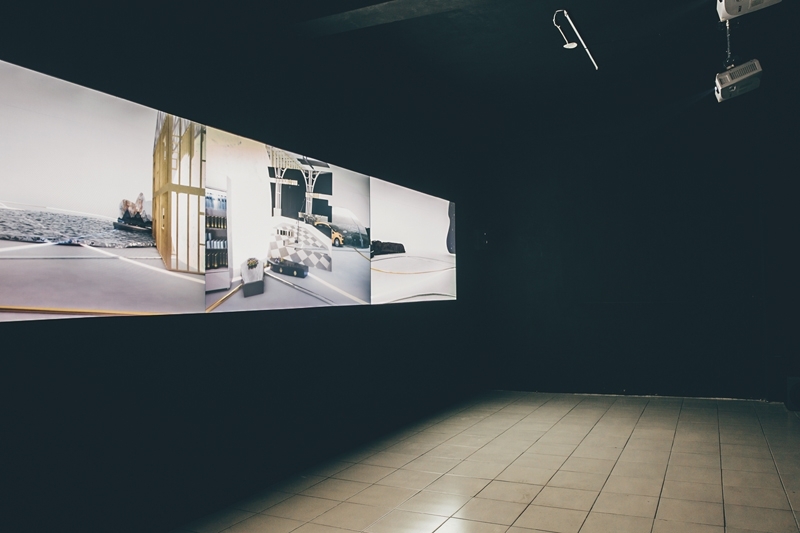 愛瓦斯特（Peter Alwast）作品《一切事物》，於台灣藝術大學北側藝術聚落展覽現場。圖｜國立台灣藝術大學