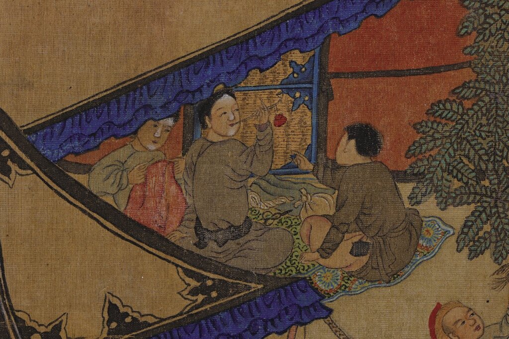 煙袋圖。