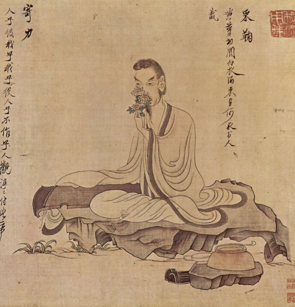 明陳洪綬〈歸去來兮圖卷〉，美國檀香山藝術學院藏。圖為局部。圖╱維基百科。