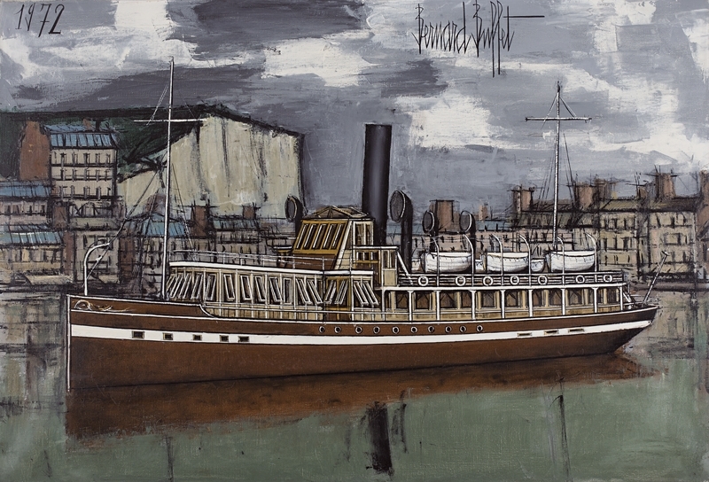 畢費《LE TREPORT,BATEAU PROMENADE》。圖｜iART