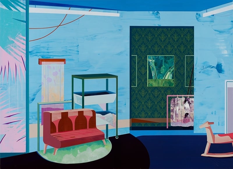 溫孟瑜 甜蜜生活 La Dolce Vita 壓克力彩、畫布 90x65cm 2016