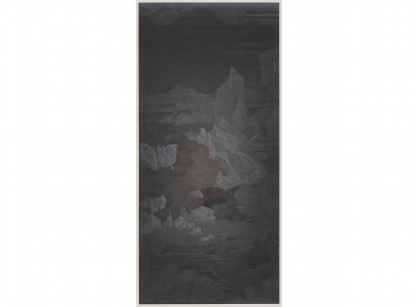 肖旭│夢境圖 水墨、紙本 180x83cm 2016（圖片提供：肖旭）