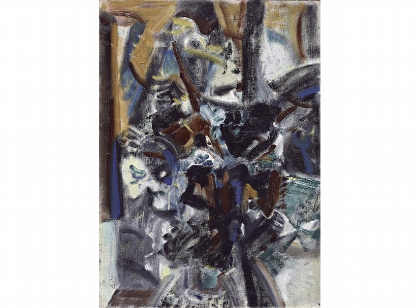 吳大羽《無題31》．油彩、畫布．53×38.5 cm。圖／大未來林舍畫廊