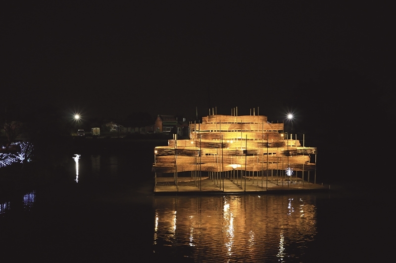禹禹工作室《邊之雲》展出現場。（都市藝術工作室提供）