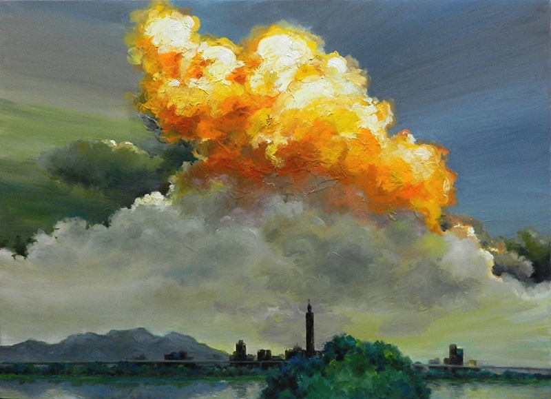 台北的天空 Powerful Taipei 40P 100x72cm 2014