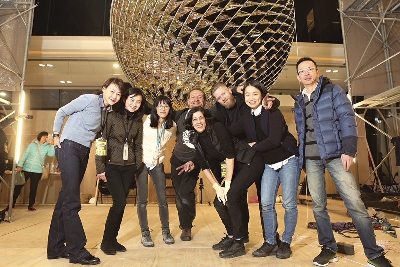 柏林工作室團隊與中國信託工作團隊合影。圖|中國信託