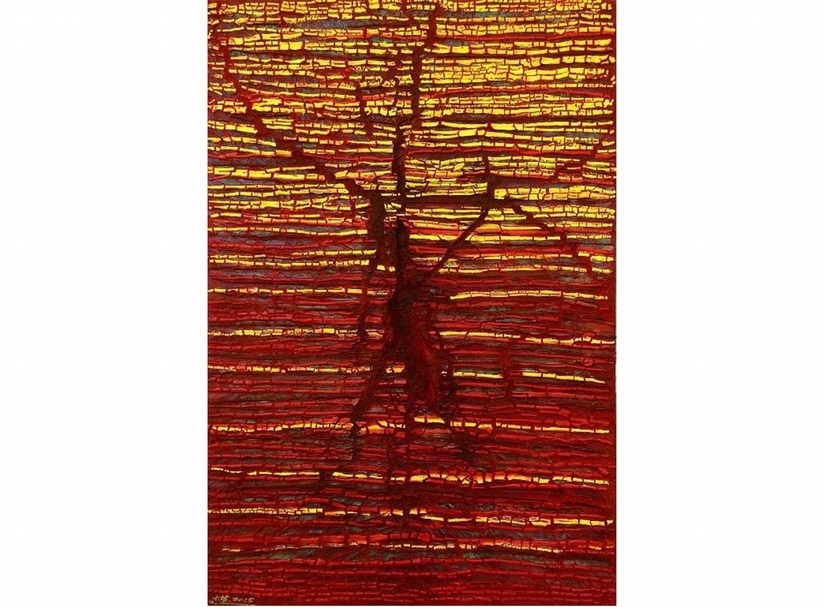 相態 NO.015-12 複合媒材 80x120cm 2015 圖片提供:三希極美館