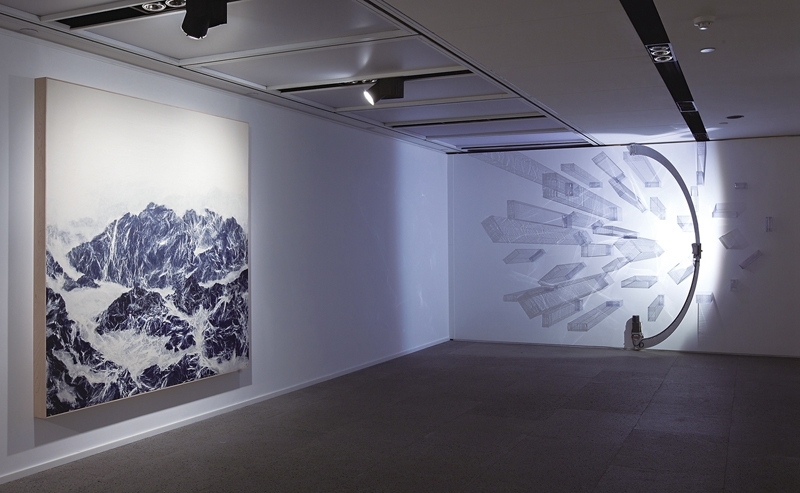 世界畫廊呈獻台灣藝術家吳季璁的首次香港個展「憬」。圖|世界畫廊