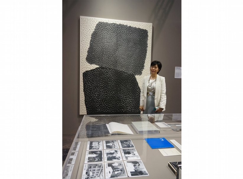 Kukje Gallery 傳訊總監田旻暻。（攝影／陳芳玲）