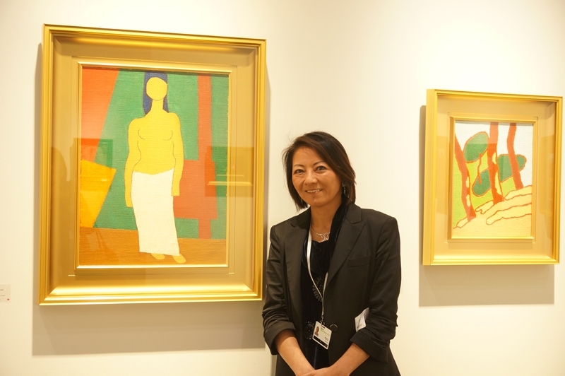 日動畫廊負責人之一Keiko Mitomi。（攝影／陳芳玲）