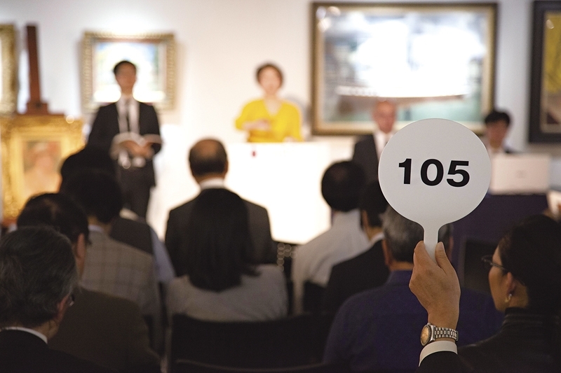 拍賣現場競投踴躍。圖｜iART