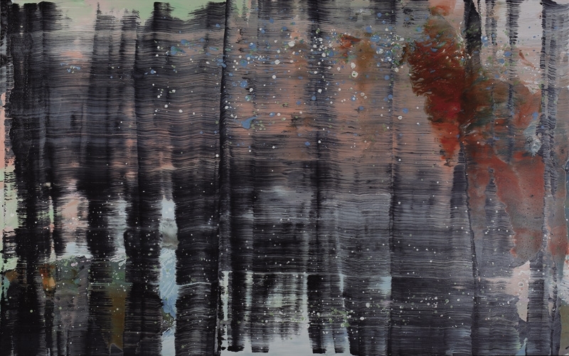 楊象 凡踏著我腳印來的 291x18x5cm（300M） 壓克力 2016