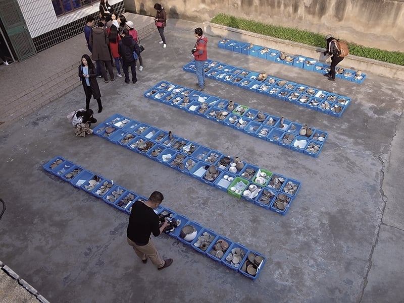 青龍鎮遺址出土瓷器。攝影╱賴奐瑜