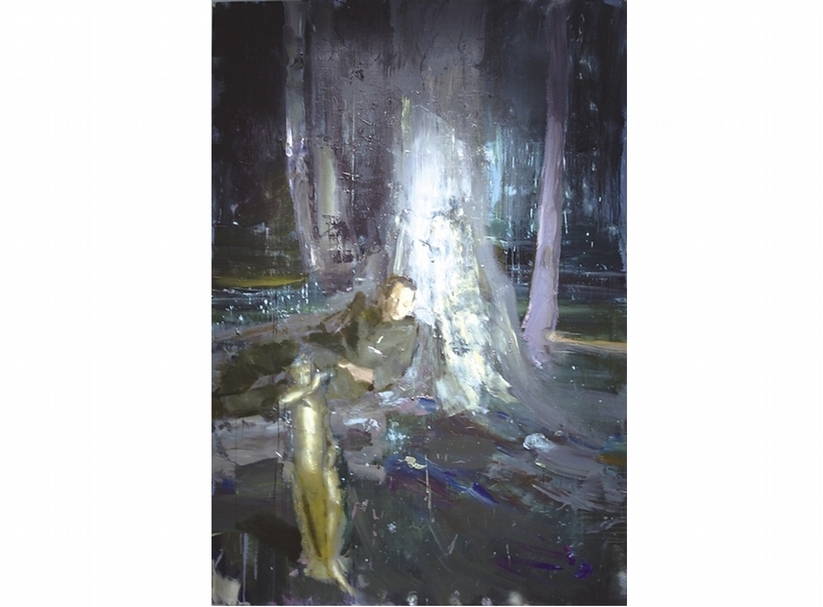 韋嘉《小說世界》．丙烯、畫布．260×180 cm．2016。（攝影／游如伶）
