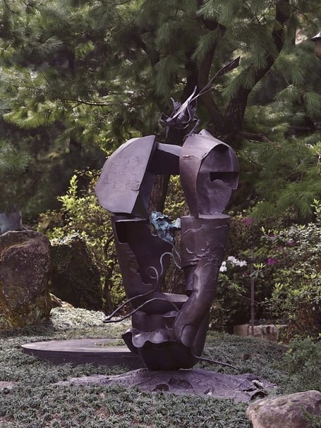 李光裕《探春》．銅．156×127×240cm．2016。圖／采泥藝術