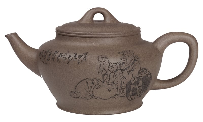 圖3 施小馬製，顧躍鳴刻繪2015年〈醉仙壺〉。Given by the artists。©Victoria and Albert Museum, London。