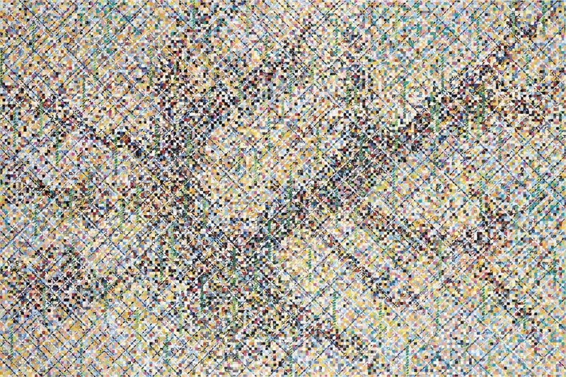 莊普｜弗里德里希的一棵樹 壓克力顏料、畫布 140x210cm 2016 誠品畫廊提供