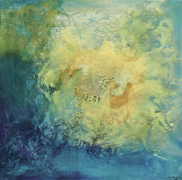 趙無極《30.09.27》．油彩、畫布．101×102 cm．1997。圖｜羅芙奧