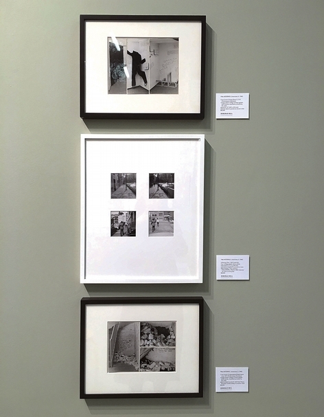 行為藝術預計未來在攝影市場會持續升溫，圖為阿肯錫（Vito Acconci）的數件vintage作品。攝影｜黃亞紀