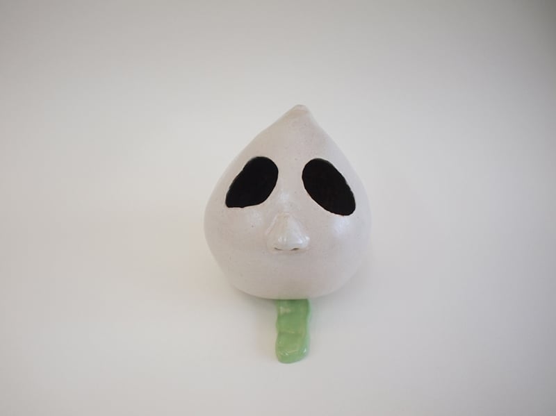 蕭筑方，小嘆息2號，12x15x16cm，陶，2017，愛上藝廊提供