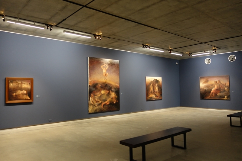 「渾沌之界」二樓展覽現場一景。攝影|游如伶