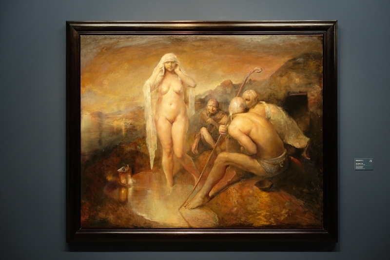 奧德.納德盧姆《瞧瞧我的美人》.油彩、畫布.190.5×175.5 cm.2011。攝影|游如伶