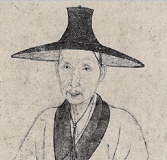圖2 黃安平1674〈个山小像〉局部，江西南昌八大山人書畫陳列館藏。圖∣李如珊