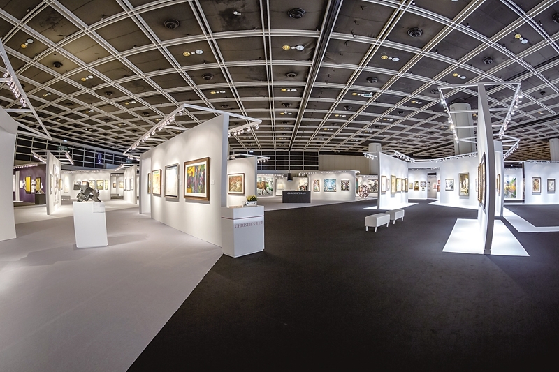佳士得拍場從拍品徵集到展場規畫，作品之間的對話，成為佳士得的一大特色。圖｜佳士得香港