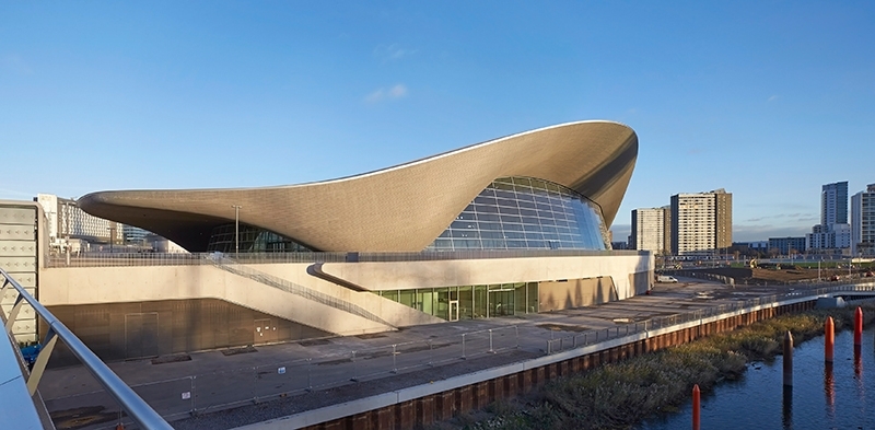英國倫敦水上運動中心(London Aquatics Centre) © Photograph by Hufton + Crow