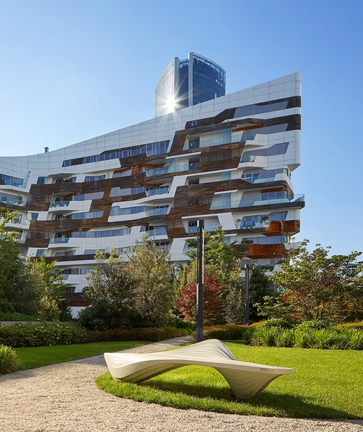 義大利米蘭城市生活集合住宅(City Life Milano Residential Complex) © Zaha Hadid Architects
