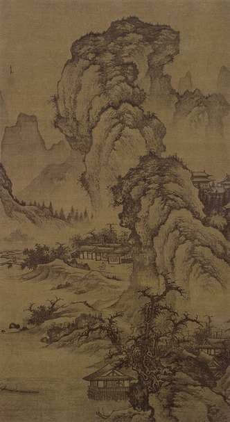 圖6 明李在〈闊渚遙峰〉，北京故宮博物院藏。圖∣廖堯震