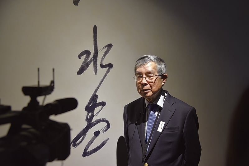 捐贈者家屬代表于建中。圖︱國立故宮博物院
