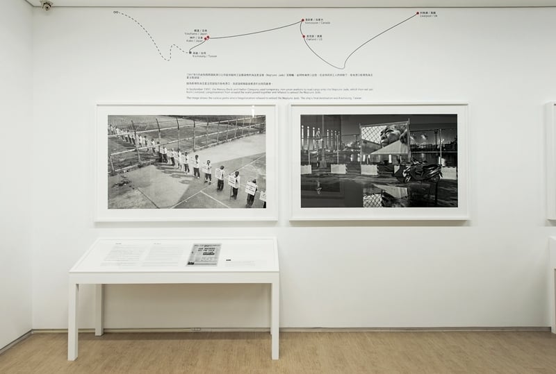 陳界仁「變文書I」展場照。（大未來林舍畫廊提供）