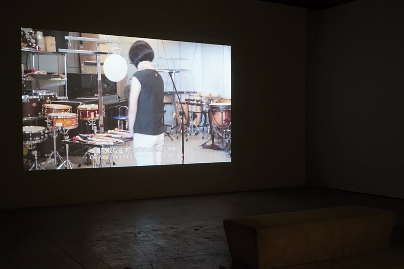 「石膏鑼：蘇育賢個展」現場一景。圖│TKG+