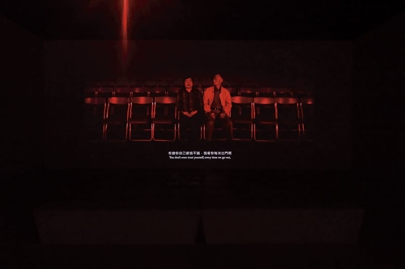 「石膏鑼：蘇育賢個展」現場一景。圖│TKG+