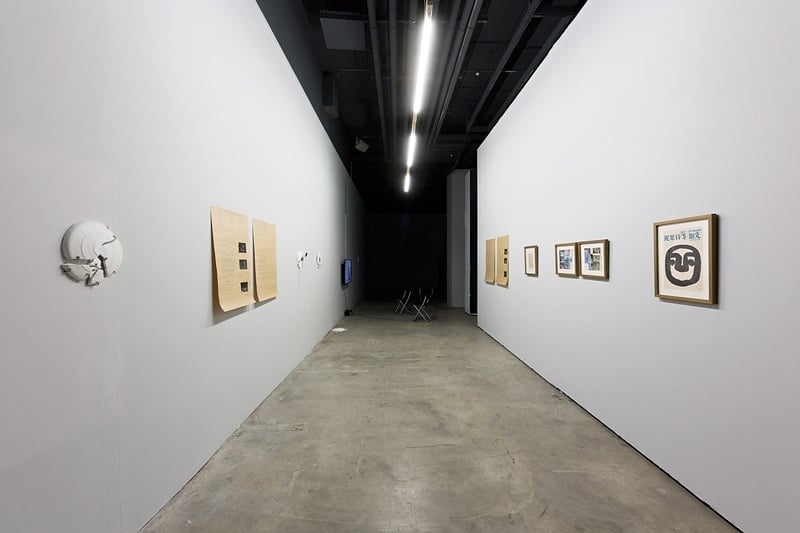 「石膏鑼：蘇育賢個展」現場一景。圖│TKG+