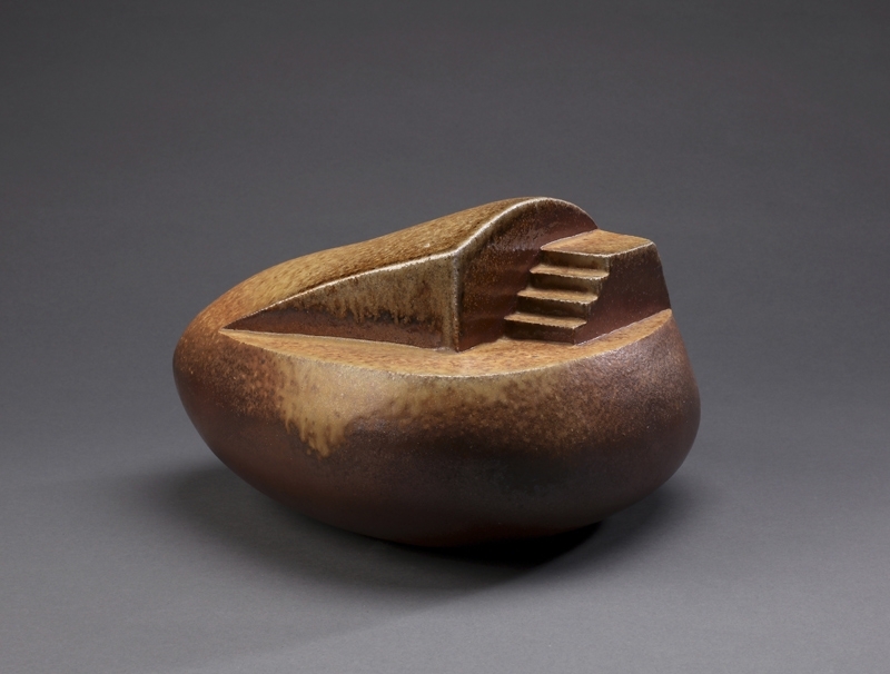 劉鎮洲 秋郊 雕塑 26x24x15cm 2015 圖片提供：桃園市政府文化局