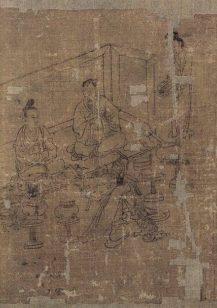 圖2 宋李公麟〈孝經圖〉卷，「士章第五」，美國大都會藝術博物館藏。圖∣廖堯震