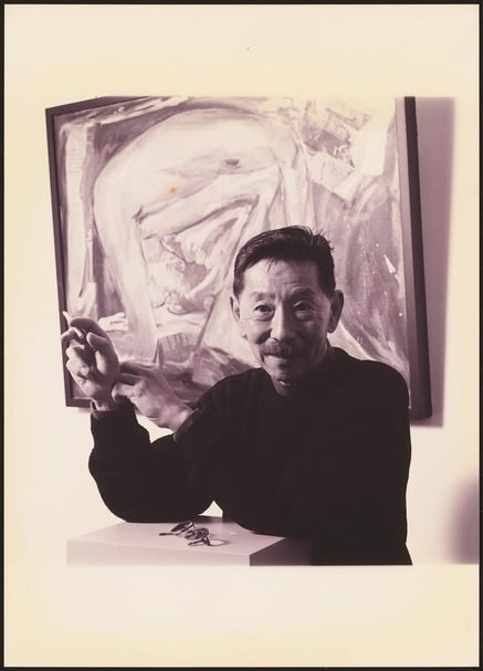 藝術家顧福生辭世，享壽82歲。攝影：蕭榕／圖片提供：誠品畫廊