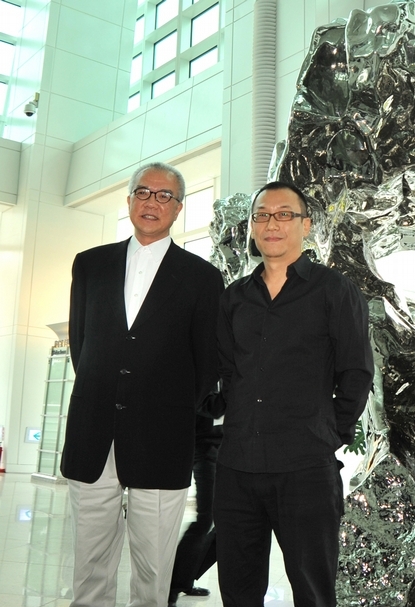 吳清友與展望．2010。圖片提供：誠品畫廊
