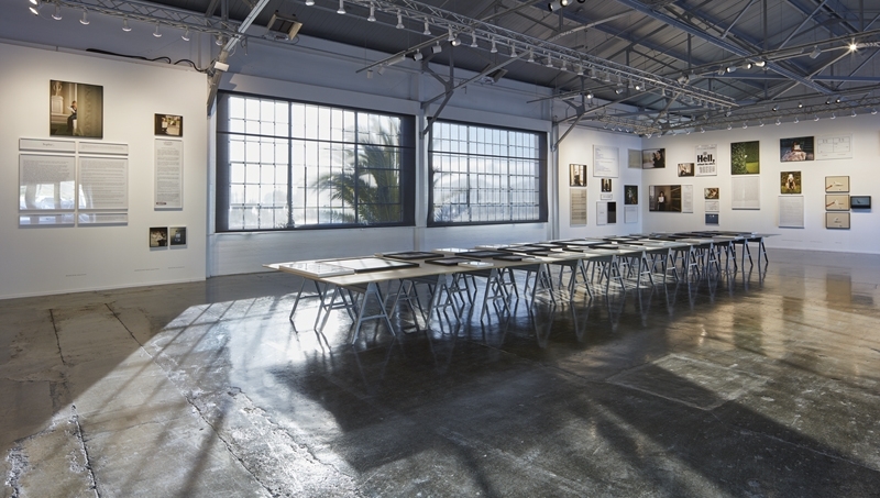 卡爾（Sophie Calle）的《好好照顧自己》於舊金山「Missing」展覽現場。（攝影／Fort Mason Center for Arts & Culture/JKA Photography）