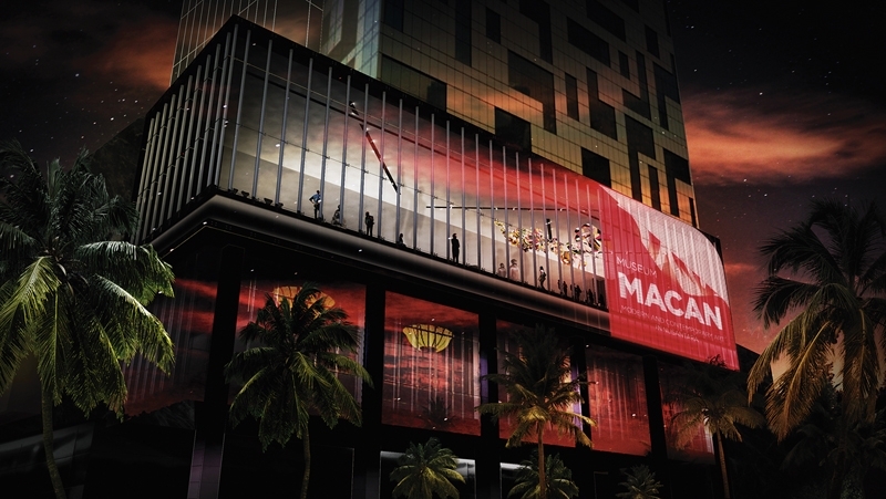 印尼首座現當代藝術博物館（Museum MACAN）外部示意圖。（MET Studio Design設計）圖／Museum MACAN