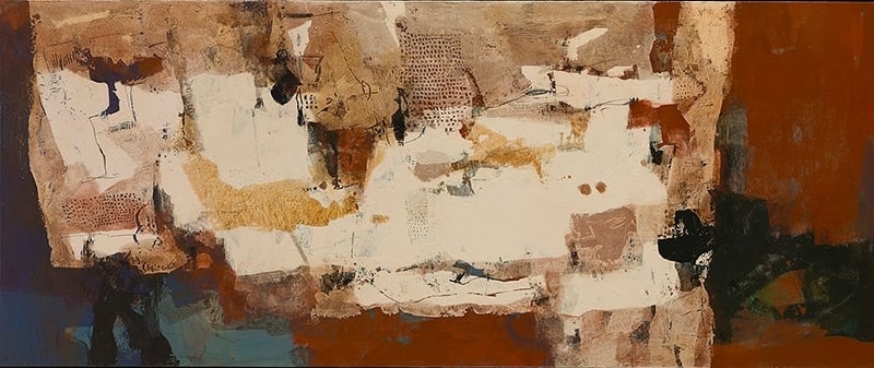 黃秋月 無盡藏 103x243cm 2016 圖片提供：大雋藝術
