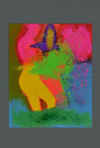 張志成 無題 100x80cm 油畫、畫布 2016 圖片提供：東門美術館