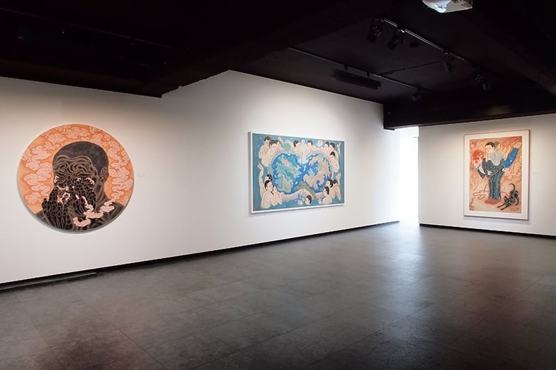曾建穎個展「顛倒夢想」一景。圖片提供：赤粒藝術