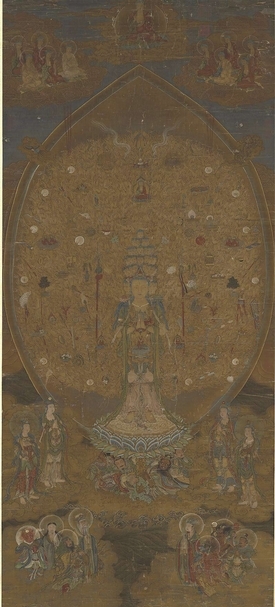 圖5 宋人〈畫千手千眼觀世音菩薩〉軸，國立故宮博物院藏。圖︱國立故宮博物院