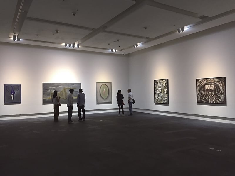 關渡美術館毛旭輝展覽場景。圖｜關渡美術館．索卡藝術中心