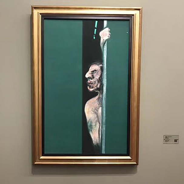 松美術館的開幕首展「從梵高到中國當代藝術」,裡頭包含諸多西方大師之作,例如法蘭西斯.培根。圖片提供:本刊資料室