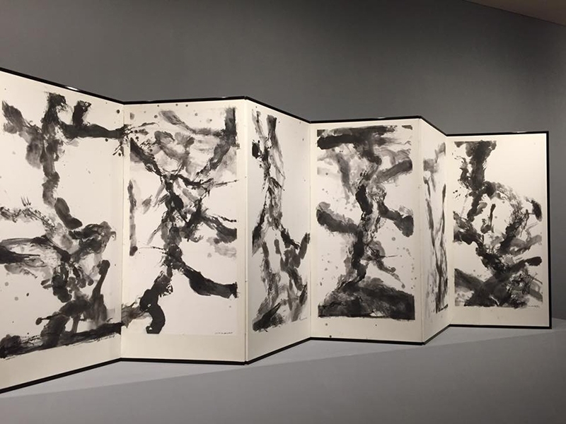 「無極之美：趙無極回顧展」展覽現場。攝影｜簡秀枝