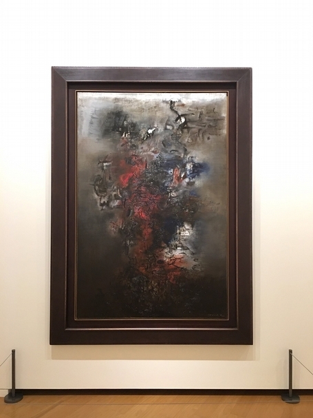 「無極之美：趙無極回顧展」展覽現場。攝影｜林亞偉